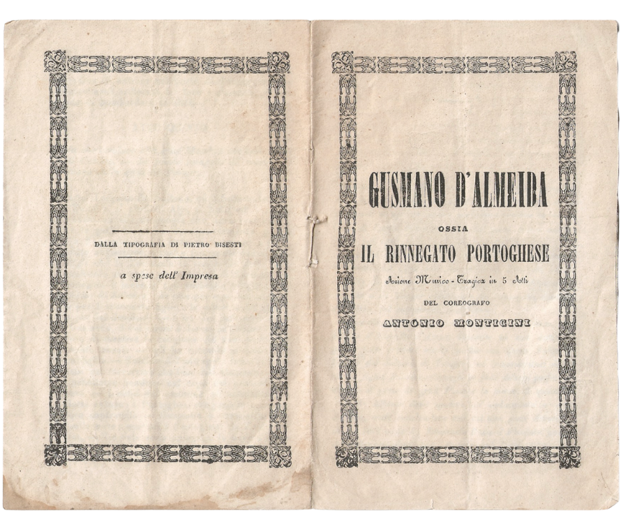 Libreto de Antonio Monticini - Antonio Monticini